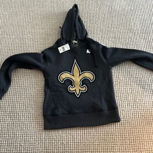 Brand New Tags on New Orleans Saints Women’s Sweatshirt Junk Food Clothing Brand